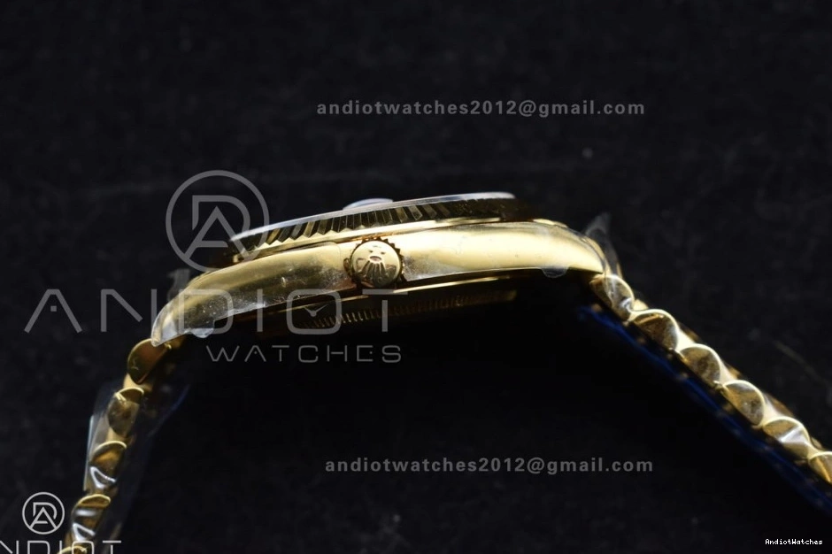 VR3255 658 Gold Day Dial YG On Stretchable Date Weight) Best 1:1 President (Gain ARF 40 228238 Edition Bracelet Roman 0513